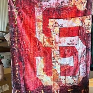 San Francisco giants baseball blanket
Size: 40x50